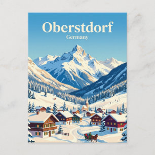 Oberstdorf, Duitsland Briefkaart
