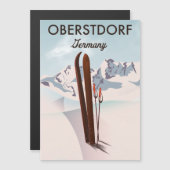 Oberstdorf Duitsland ski kunst. (Voorkant / Achterkant)