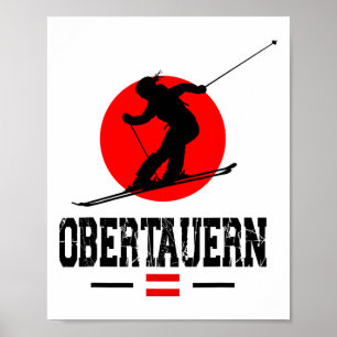 Obertauern Oostenrijk Skigebied Alpen Oostenrijks Poster