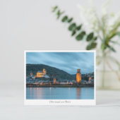 Oberwesel am Rhein, Duitsland Briefkaart (Staand voorkant)