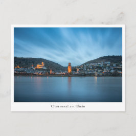 Oberwesel am Rhein, Duitsland Briefkaart