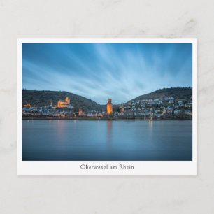 Oberwesel am Rhein, Duitsland Briefkaart