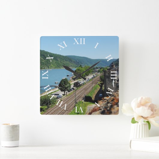 Oberwesel am Rhein Vierkante Klok (Huis)