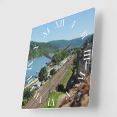 Oberwesel am Rhein Vierkante Klok (Hoek)