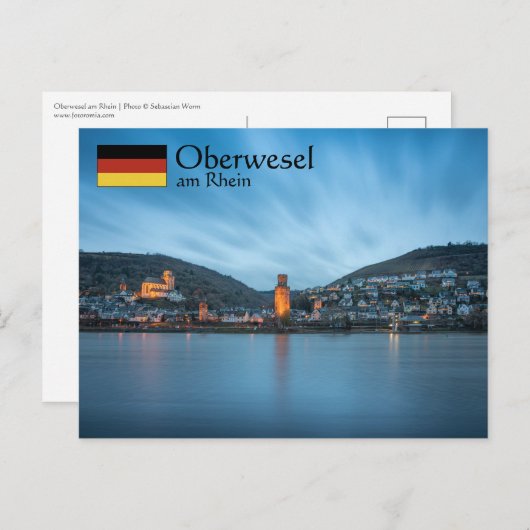 Oberwesel Duitsland Briefkaart (Voorkant / Achterkant)
