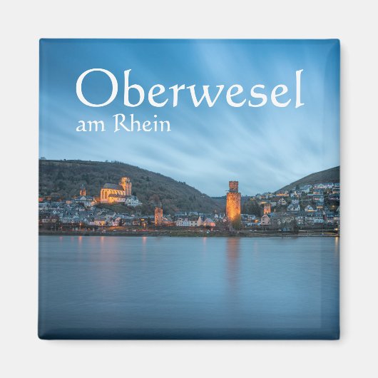 Oberwesel Duitsland Souvenir Magneet (Voorkant)