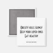 Obesitas Magneet (Voorkant / Achterkant)