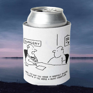 Obesitas Sumo Cartoon Blikjeskoeler