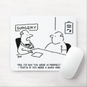 Obesitas Sumo Cartoon Muismat (Met muis)