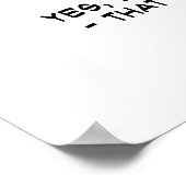 Obesitas Sumo Cartoon Poster (Hoek)