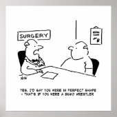 Obesitas Sumo Cartoon Poster (Voorkant)