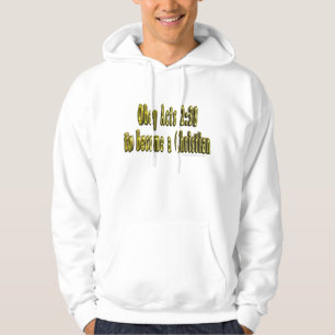 Obey Acts 2:38 om een Christelijke hoodie te worde