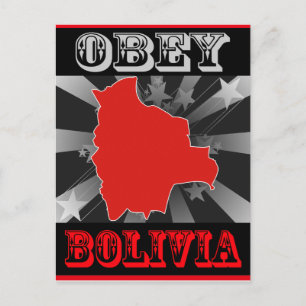 Obey Bolivia Briefkaart
