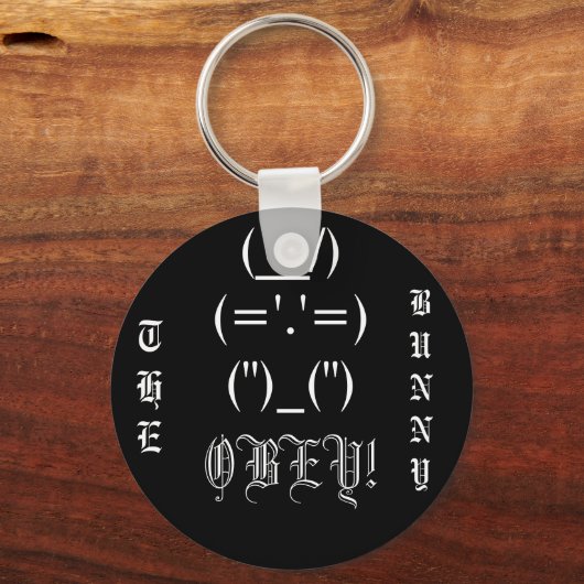 OBEY! Button Sleutelhanger (Voorkant)