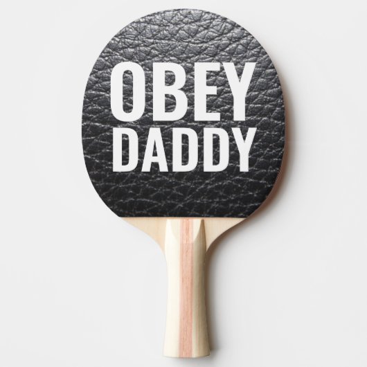 OBEY DADDY LEATHER-L00K TAFELTENNISBATJE (Voorkant)
