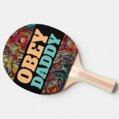 OBEY DADDY PADDLE FUN PING PONG PADDLES TAFELTENNISBATJE (Zijkant)