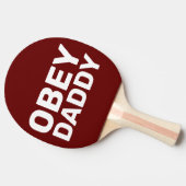 OBEY DADDY PING PONG PADD;ES TAFELTENNISBATJE (Zijkant)