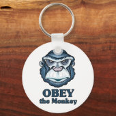 Obey de aap sleutelhanger (Voorkant)
