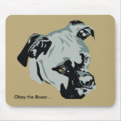 Obey de Boxer Muismat (Voorkant)