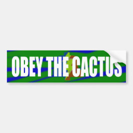 Obey de Cactus Bumpersticker