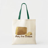 Obey de Kaas Tote Bag (Voorkant)