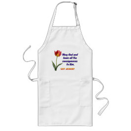 Obey God Apron Lang Schort