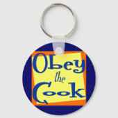 Obey het Gezegde Cook Kitchen Sleutelhanger (Voorkant)