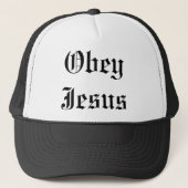 Obey Jesus Trucker Pet (Voorkant)