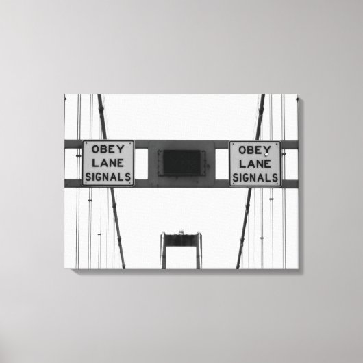 Obey Lane Signals Triptych Canvas Afdruk (Voorkant)