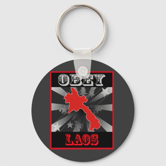 Obey Laos Sleutelhanger (Voorkant)