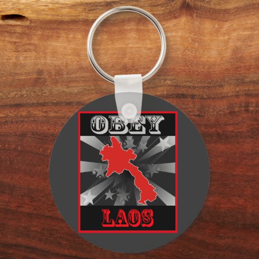 Obey Laos Sleutelhanger (Voorkant)