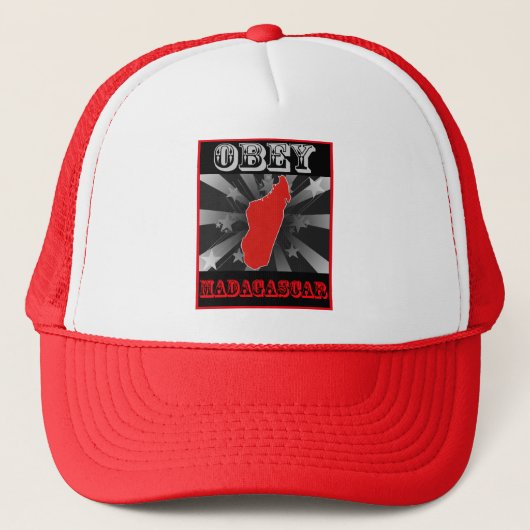 Obey Madagascar Trucker Pet (Voorkant)