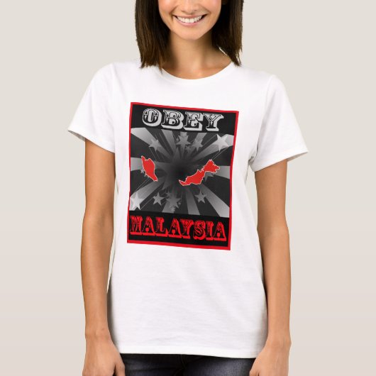 Obey Maleisië T-shirt (Voorkant)