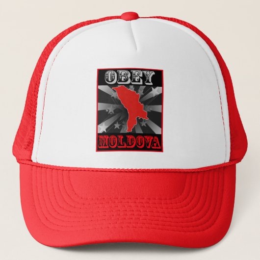 Obey Moldavië Trucker Pet (Voorkant)