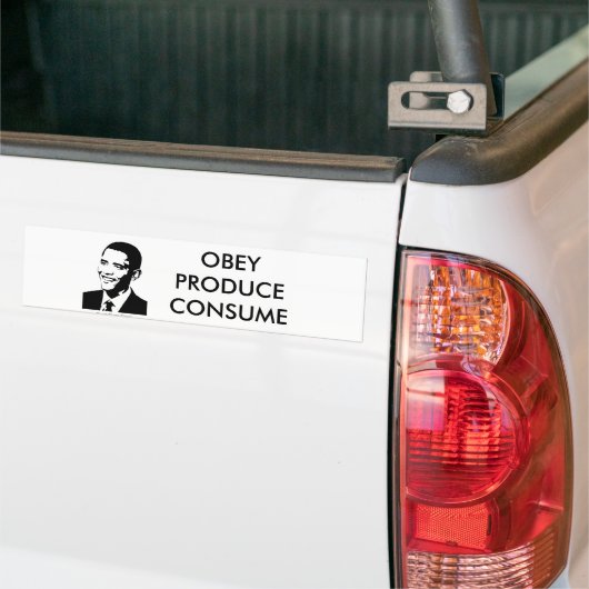 OBEY, PRODUCT, CONSUME BUMPERSTICKER (Op Truck)