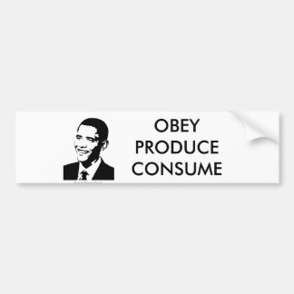 OBEY, PRODUCT, CONSUME BUMPERSTICKER