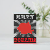 Obey Roemenië Briefkaart (Staand voorkant)