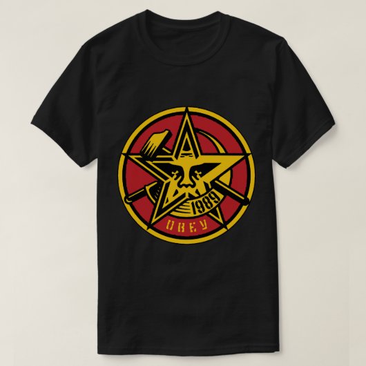 Obey Star 1989 T-shirt (Design voorkant)