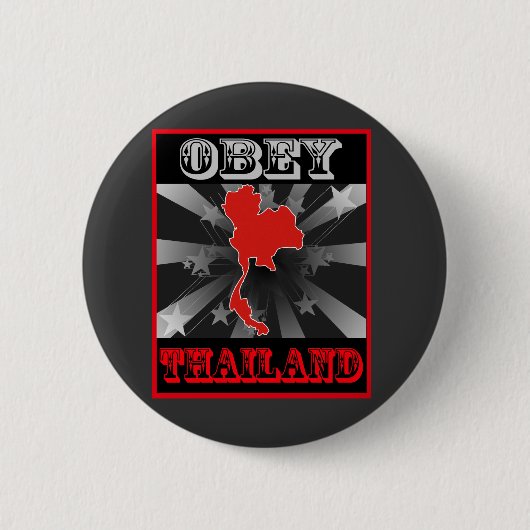 Obey Thailand Ronde Button 5,7 Cm (Voorkant)
