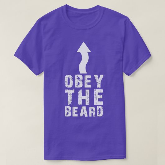 Obey The Beard Classic TShirt (Design voorkant)
