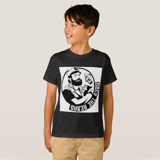 Obey the Beard T-shirt (Voorkant volledig)
