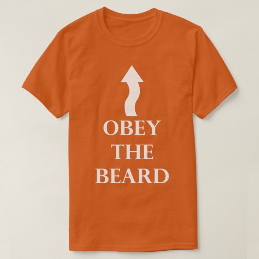 Obey the Beard T-shirt (Design voorkant)