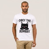 OBEY THE BOMBAY CAT T SHIRTS (Voorkant volledig)
