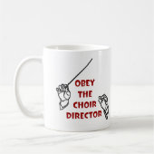 Obey the Choir Director Koffiemok (Links)