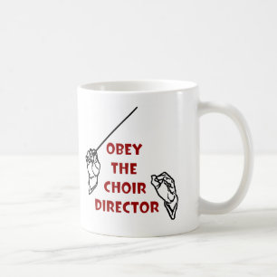 Obey the Choir Director Koffiemok