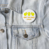Obey The Crazy Chicks Ronde Button 5,7 Cm (In situ)