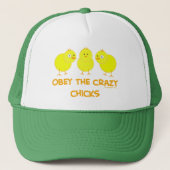 Obey The Crazy Chicks Trucker Pet (Voorkant)