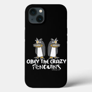 Obey The Crazy Penguins iPhone 13 Hoesje