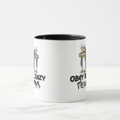Obey The Crazy Penguins Mokken - Gepersonaliseerd (Midden)