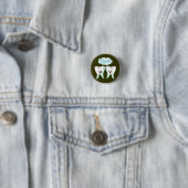 Obey the Dental Hygienist Ronde Button 3,2 Cm (In situ)